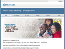 Tablet Screenshot of ohiohealthprimarycaredublin.com